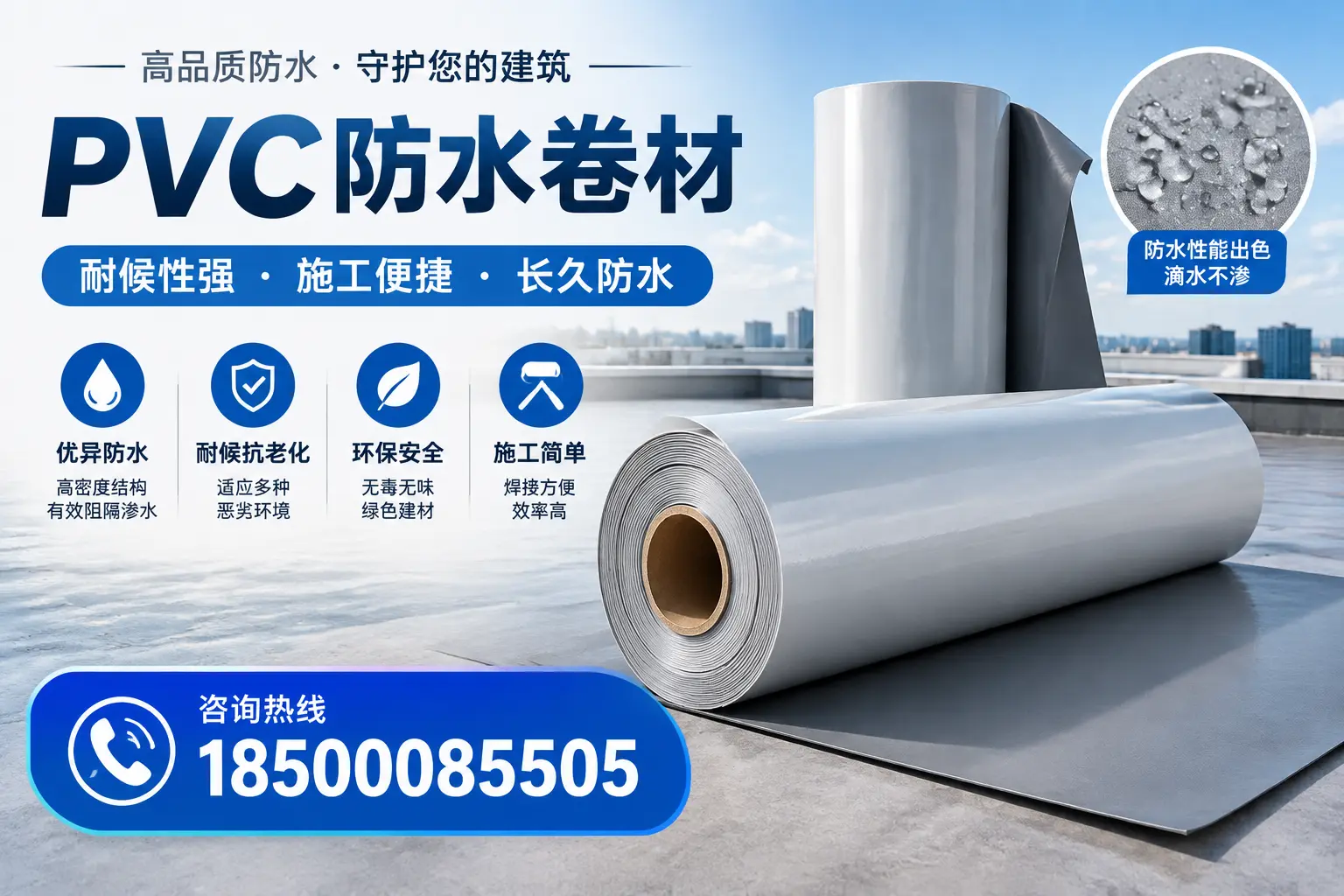 pvc防水卷材在临汾的行业应用前景分析